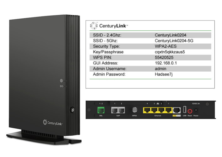 CenturyLink ActionTec C2300A router modem